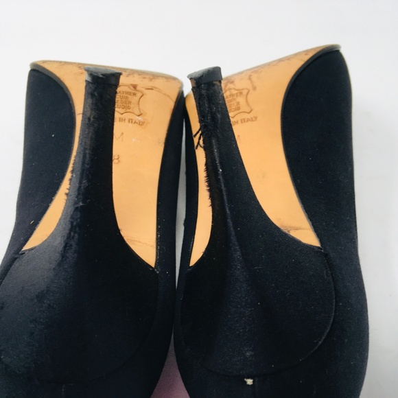 YSL Yves SAint Laurent Satin heels 8 - Picture 7 of 8